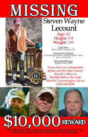Ashe County Missing Person Alert: *** Wayne Lecount ...