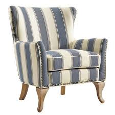 Woven Paths Accent Chair Blue Stripe Walmart Com Dorel Living Striped Chair Wingback Armchair