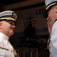 Vice Adm. Nora W. Tyson, commander, U.S. 3rd Fleet, gives remarks during a  San Pedro Chamber of Commerce Women's Leadership Lunch.