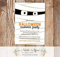 Perfect the art of sending out the ultimate party announcement with fancy party invitation templates you can customize and print with canva. Mummy Halloween Costume Party Invitation