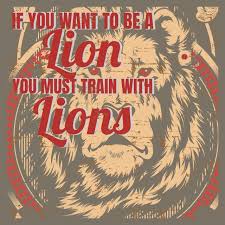Vintage Style Vector Quote About If You Want To Be A Lion You Must Train With Lions Hand Drawing Vector Png Image Text Effect Eps For Free Download Pngtree