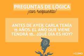 We did not find results for: 50 Preguntas De Logica Con Respuesta Ninos Y Adultos