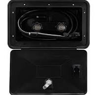 RecPro RV Exterior Shower Box Kit Faucet Hose Camper Trailer Cowboy Shower