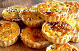 Minis Quiches Aux Crevettes Et Surimi Petits Plats Entre Amis Mini Quiche Aperitif Sympa Recettes De Cuisine