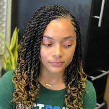 Beautiful And Fresh Braid Hair Ideas For Absolutely New Look You Will Love This Collect Twist Braid Hairstyles African Hair Braiding Styles Braided Hairstyles