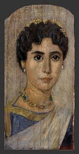 Egyptian-Roman Lady Mummy Portrait Art Print