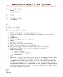 The content includes an opening statement that asks for the employee's consent, a section specifying what information is required for verificat. Free 9 Sample Letter Of Employment Verification In Pdf Ms Word