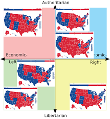What Each Part Of The Political Compass Thinks The 2020 Electoral Map Will Be Politicalcompassmemes