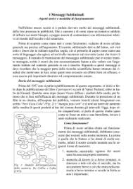 Modulo Sui Messaggi Subliminali