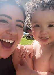 Lottie Ryan shares adorable pics of son Wolf having the best time