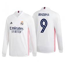 Be sure you're outfitted properly by grabbing this 2020/21 home replica long sleeve jersey! Cheapest Best Buy 2021 Online Discounts Real Madrid Karim Benzema 2020 21 Home White Long Sleeve Replica Jersey Men S Free Shipping Fast Delivery