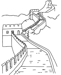 Great Wall Of China Pic Drawing - Drawing Skill