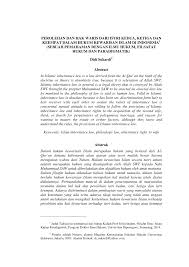 Fb pages jabatan kebudayaan dan kesenian negara. Pdf Perolehan Dan Hak Waris Dari Istri Kedua Ketiga Dan Keempat Dalam Hukum Kewarisan Islam Di Indonesia1 Sebuah Pemahaman Dengan Ilmu Hukum Filsafat Hukum Dan Paradigmatik