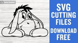Download Eeyore Donkey Svg Free Winnie The Pooh Svg Cartoon Svg Instant Download Silhouette Cameo Shirt Design Free Svg Files Disney 0495 Freesvgplanet