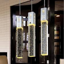 Sourcing guide for led bubble lamp: 3 Head Led Lights Pendant Modern Bubble Crystal Lighting Chandeliers My Aashis