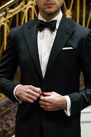 Image result for black tie optional male