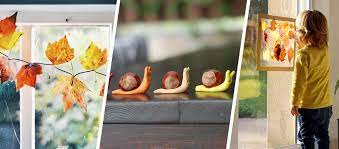 L'automne a pointé le bout de son nez et des feuilles rouges, jaunes, oranges tapissent le sol. 10 Idees Activites Manuelles Et Bricolage D Automne Avec Les Enfants
