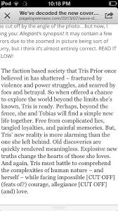 Sypnosis Decoded For Allegiant This Is So Freakin Omg I M Fangirling So Much Divergent Book Favorite Book Quotes Divergent Insurgent Allegiant
