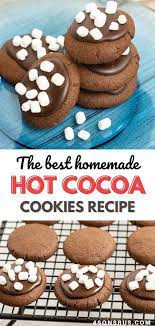 Hot Chocolate Cookies 4 Sons R Us Recipe In 2021 Hot Chocolate Cookies Delicious Desserts Cookie Recipes