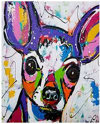 We have gathered everything from animals to birds, nature to famous places, cartoons to famous people, etc. Amazon Com Crafts Paint Jobs By Digital Kit Kids Color By Number Kit With Tag Cute Chihuahua Dog 16 X20 Everything Else
