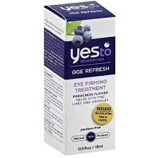Yes To Blueberries Eye Firming Treatment Age Refresh 0 50 Oz Walmart Com Walmart Com
