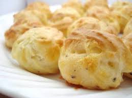 Cheddar And Pepper Gougeres Recipe Stuffed Peppers Recipes Gougeres