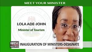 Ministerial Inauguration: Lola Ade-John, Minister Of Tourism