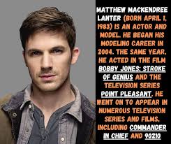 Matt Lanter biography and acting career in various TV shows and movies