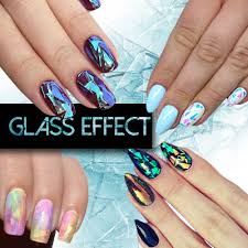 1zl Efekt Szkla Glass Broken Mirror Gold Silver Na Bazarek Pl