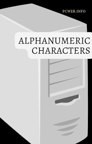 Therefore, 1, 2, q, f, m, p, . Alphanumeric Characters Example