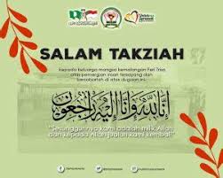 Ganti ucapan selamat kita dengan do'a. Salam Takziah Dari Saya In English