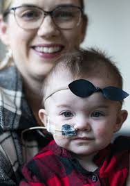 Eight-month-old Penelope is a true miracle baby