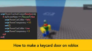 Use a hole punch to make a hole through the left corner of your cards and tie with a loop of string long enough to allow them to be flipped. How To Make A Keycard Door On Roblox Roblox Studio Keycard Door Youtube
