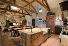 11 Great Ideas For Modern Barndominium Design To Inspire You Rustic House Rustic Kitchen Design Rustic Kitchen