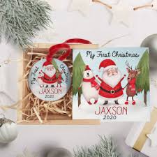 Great savings & free delivery / collection on many items. Baby S First Christmas Tree Ornament In A Wooden Keepsake Box
