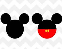 Mickey mouse head silhouette svg. Pin On Garden 2