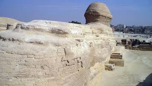 By the pharaoh khafre of fourth dynasty c. The Great Sphinx