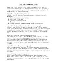 Here is what the top of your first page should look like Literature Circles Final Project Essays Books