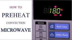 How To Pre Heat A Convection Microwave Oven Series Cakes And More