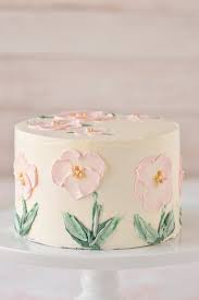 How To Paint A Cake Painted Cakes Easy Cake Decorating Butter Cream