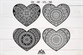 Download Love Heart Mandala Svg Design By Agsdesign Thehungryjpeg Com