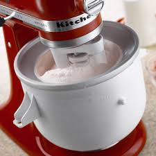 Amazon Com Kitchenaid Kica0wh 2 Quart Ice Cream Maker Stand Mixer Attachment Ki Kitchenaid Ice Cream Maker Best Ice Cream Maker Kitchen Aid Mixer Attachments
