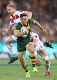 Footy Players Cooper Cronk Of The Australian Kangaroos Rugby League World Cup Rugby League National Rugby League