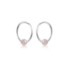 Colliers, bracelets, bagues, boucles d'oreille. Boucles D Oreilles Dormeuses De 11mm Avec Perle Or Blanc 10k Color Blanc Doucet Latendresse