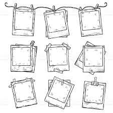 Hand Drawn Vintage Photo Frame Doodle Set All Main Elements Are Idee Per Diario Cornici Idee Album Foto Fai Da Te