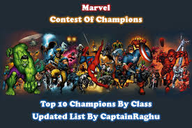 Mcoc Top 10 Champions By Class November 2019 Updated List