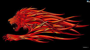 Lion ultrahd wallpaper for wide 16:10 5:3 widescreen whxga wqxga wuxga wxga wga ; Hd Wallpaper Ab Lion Red Lion Logo Matu Amit Omdave Hrdave 3d And Abstract Wallpaper Flare