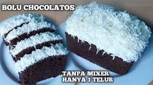 Yang membuat brownies kukus chocolatos berbeda dengan brownies coklat biasa adalah rasa chocolatosnya yang nyoklat khas. Bolu Kukus Chocolatos 1 Telur Cuma Di Aduk2 Aja Youtube