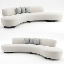 Vladimir kagan, sofa model 'serpentine', striped fabric upholstery, united states, design 1950s beautiful vladimir kagan sofa in striped upholstery that embraces the sensuous curves. Pin On 3d Models Sofa
