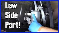 How to Find the Low Side A/C Service Port